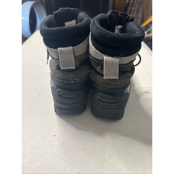 Tamarack Kid's Black Gray Ankle Thermalite DG-001 Duck Snow Boots Size 2 - Picture 4 of 7